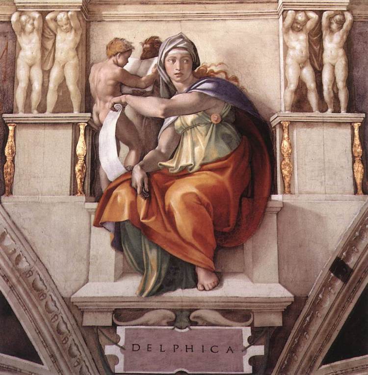 MIchelangelo Buonarroti, Sibilla di Delfi