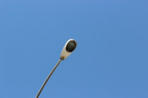 Un lampione.