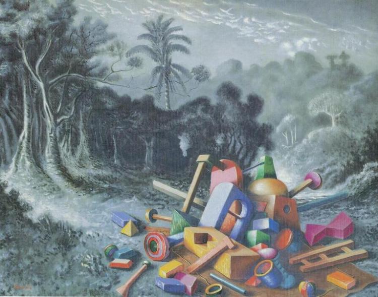 Alberto Savinio, Oggetti nella foresta