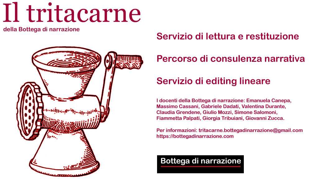 Scrittura creativa, Creative writing, Editing, Consulenza narrativa, Consulenza letteraria